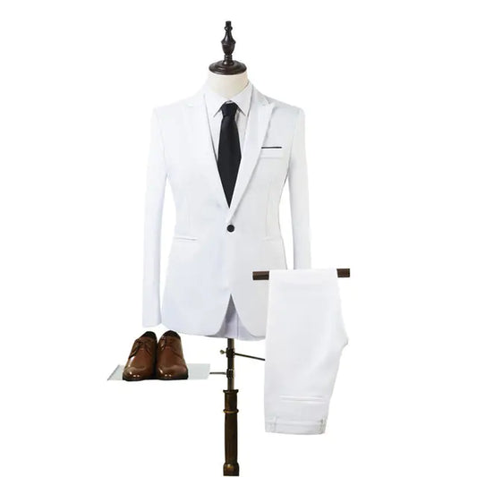 SharpFit Men's Formal Suit Set