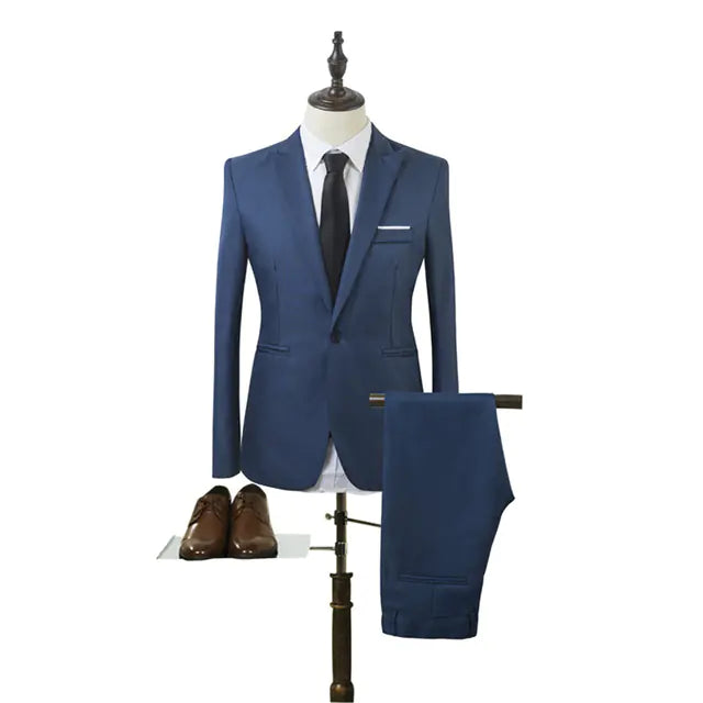 SharpFit Men's Formal Suit Set